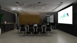 sala de reunião moderna